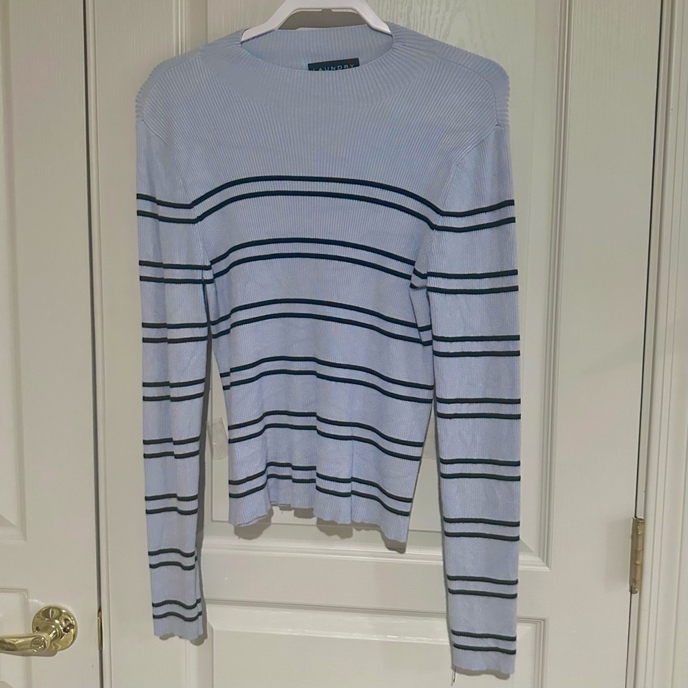 Navy striped sweater
